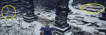 ザミェルの氷嵐の場所