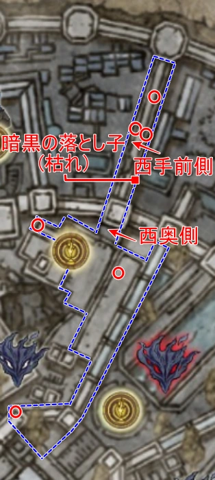 ノクラテオ_MAP_西屋上通路1